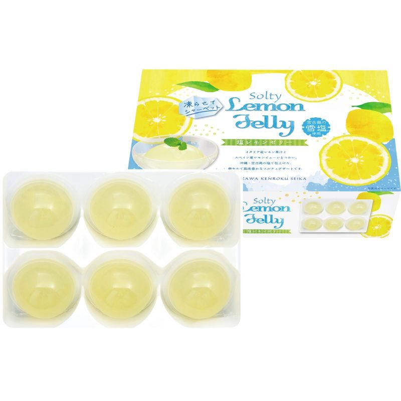 金澤兼六製菓 6個塩レモンゼリーギフト 75g×6 YL-6P