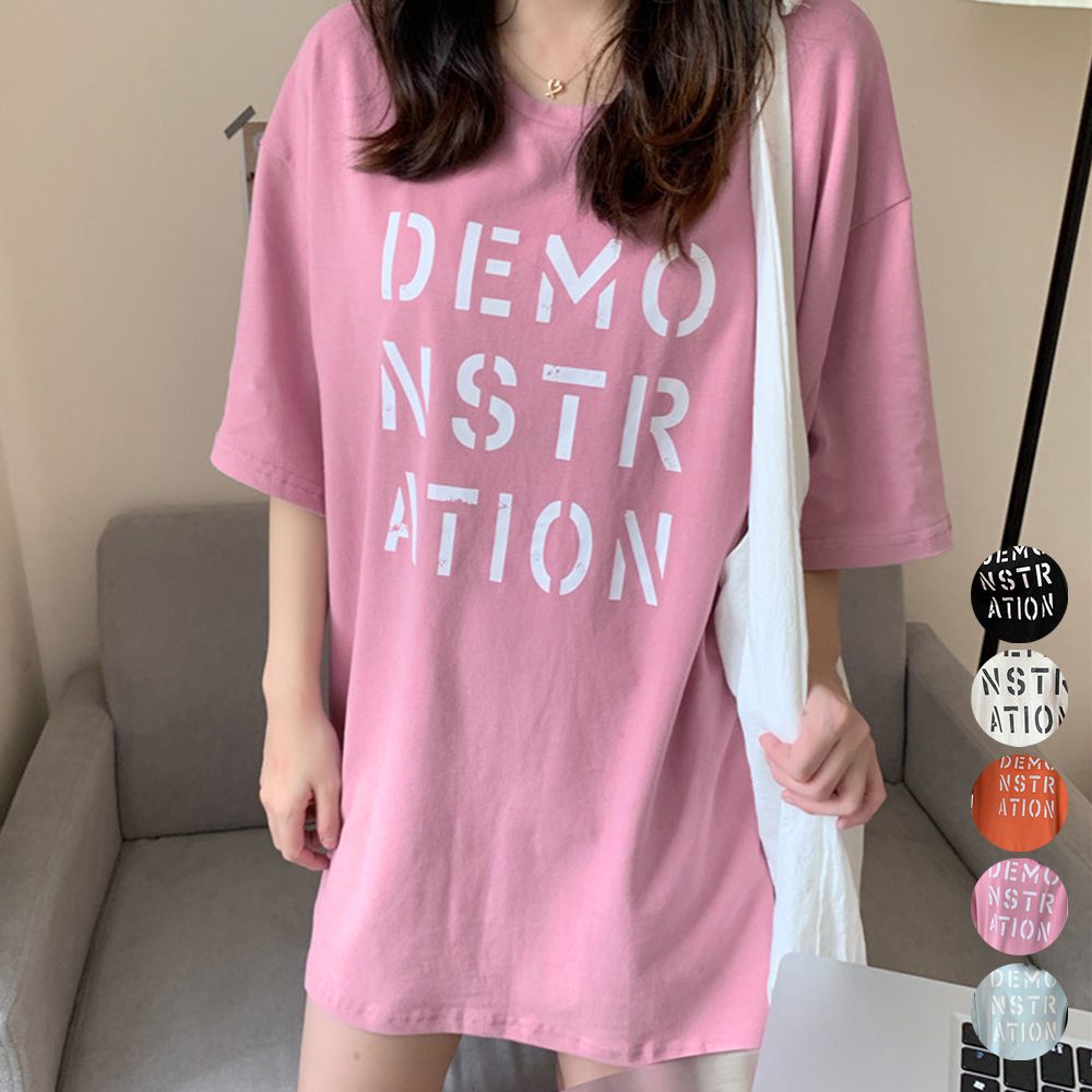 ロング ロゴtシャツ レディース 半袖