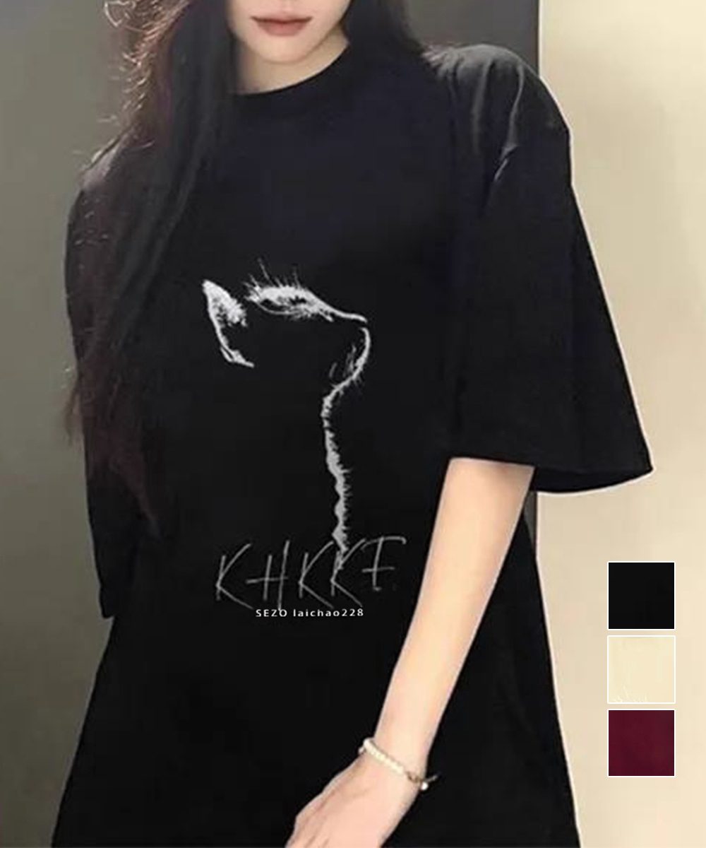 ビッグtシャツ レディース 半袖トップス