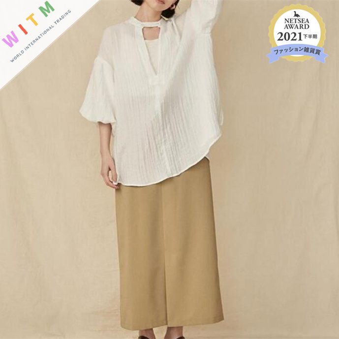 春夏新作 Tシャツ Vネック 半袖 体型カバー ブラウス トップ レディース おしゃれ 着回し