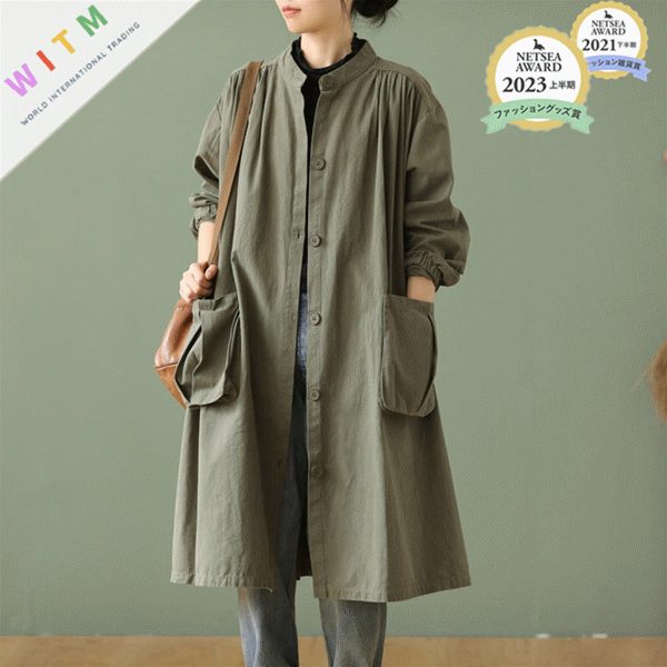 秋新作 カーディガン コート 秋服 アウター レディーストップス 着回し