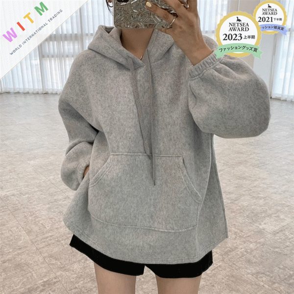 秋新作 フレア プルオーバー 帽子付き レディース 秋服 トップス 着回し おしゃれ