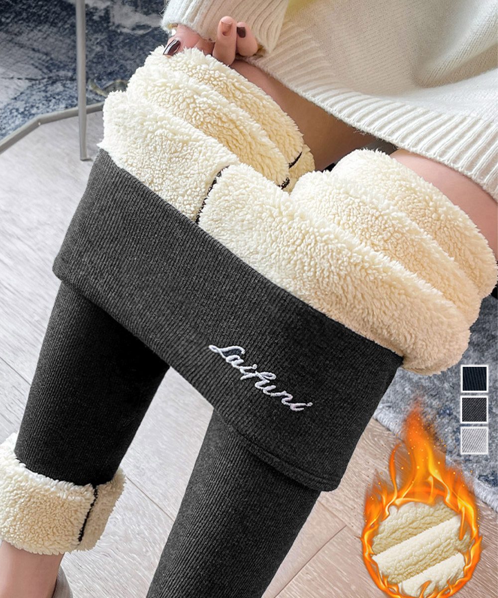 裏起毛レギンス レディースあったかパンツ