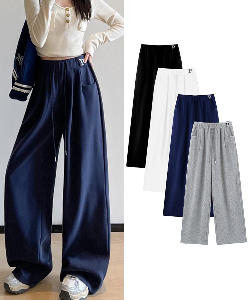 スウェットパンツ レディースワイドパンツ