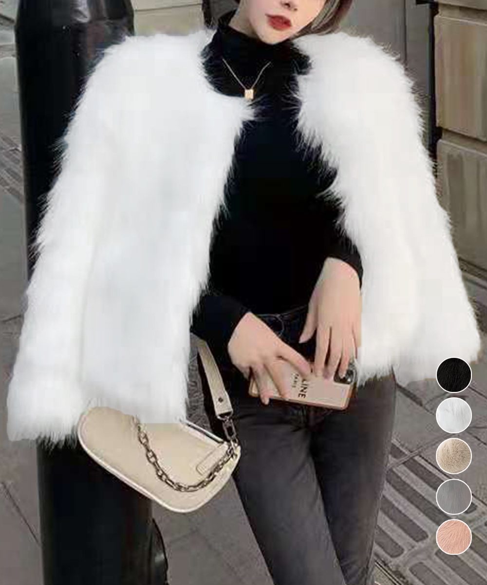 エコファーコート ファージャケット 冬服