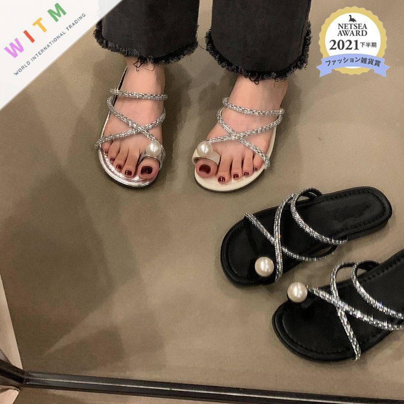 春夏新作 サンダル 滑り止め レディースシューズ 美脚 歩きやすい カジュアル