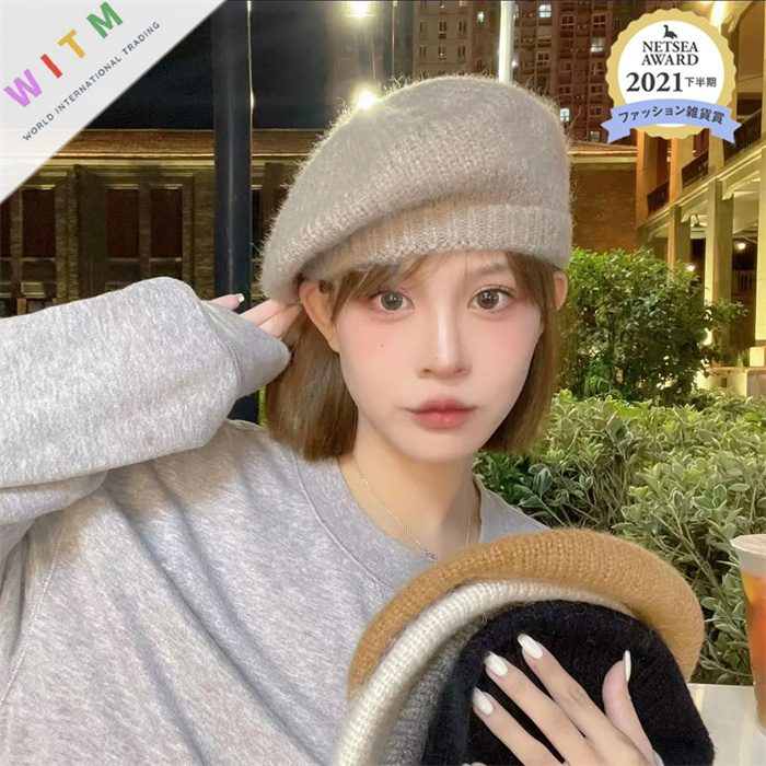 ベレー帽 レトロ風 ベレー ハット 帽子 レディース 小顔効果 ふわふわ 折りたたみ