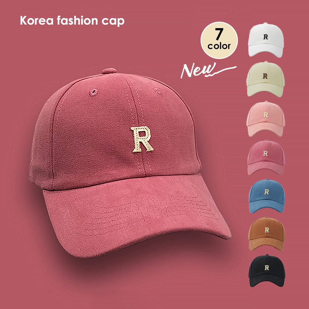キャップ 英字ロゴ レディース 韓国