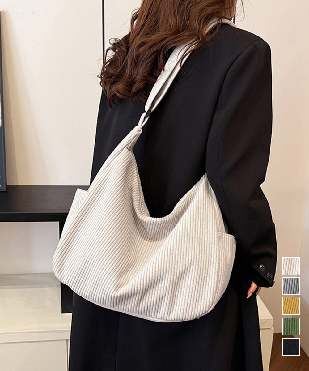 ショルダーバッグ A4 コーデュロイ