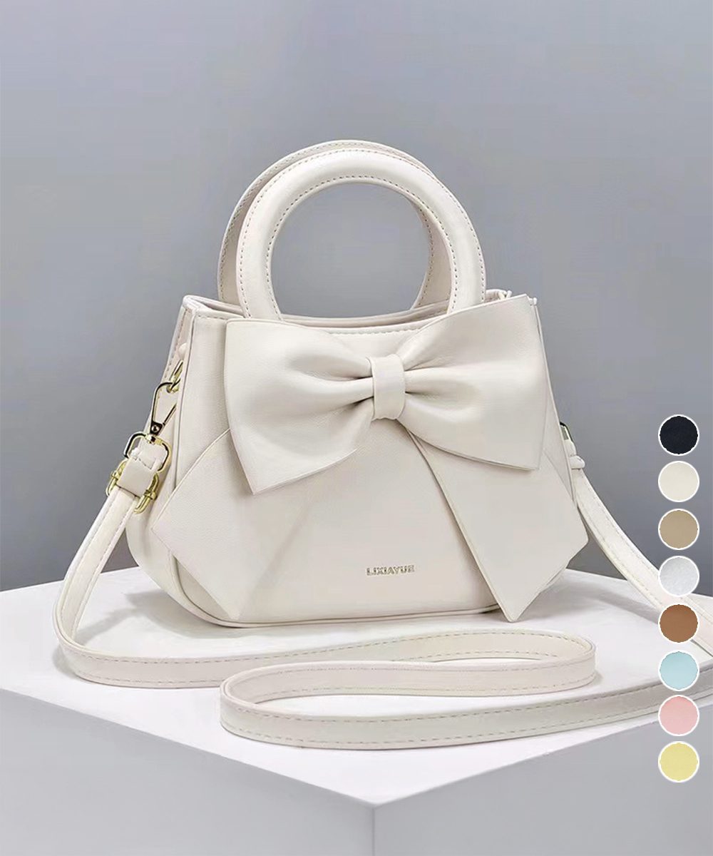 リボンハンドバッグ ミニショルダーバッグ