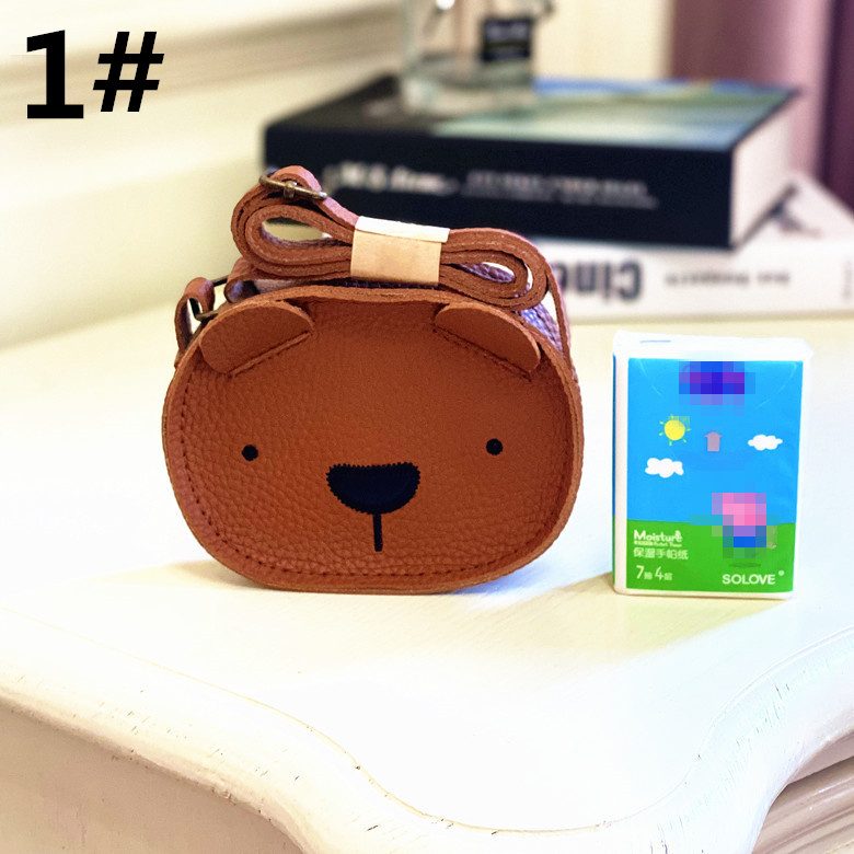PU くま 小銭入れ ミニバッグ 上品 ショルダーバッグ 肩掛け 財布機能付き 可愛い