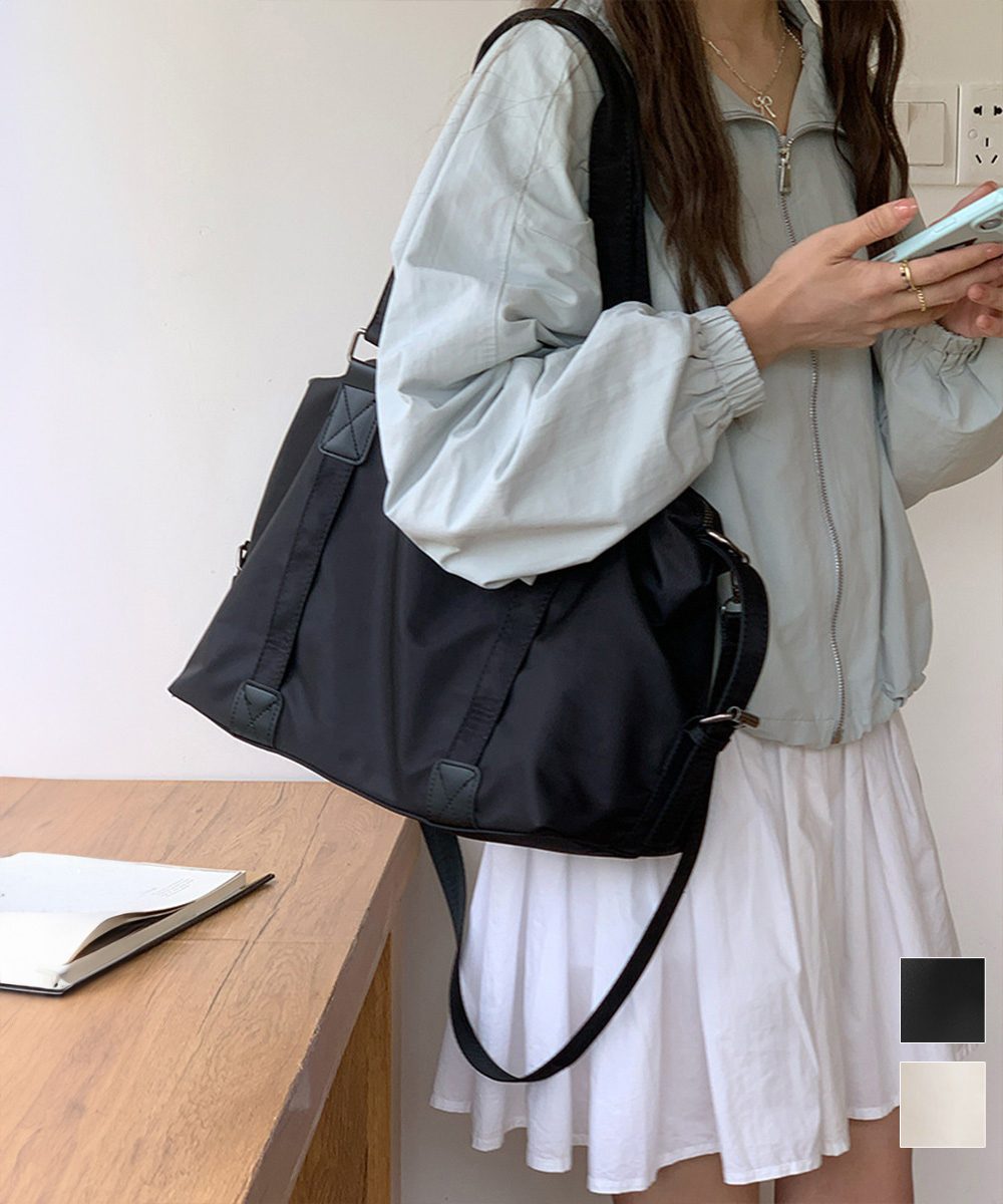 大容量トートバッグA4通勤通学斜め掛け鞄