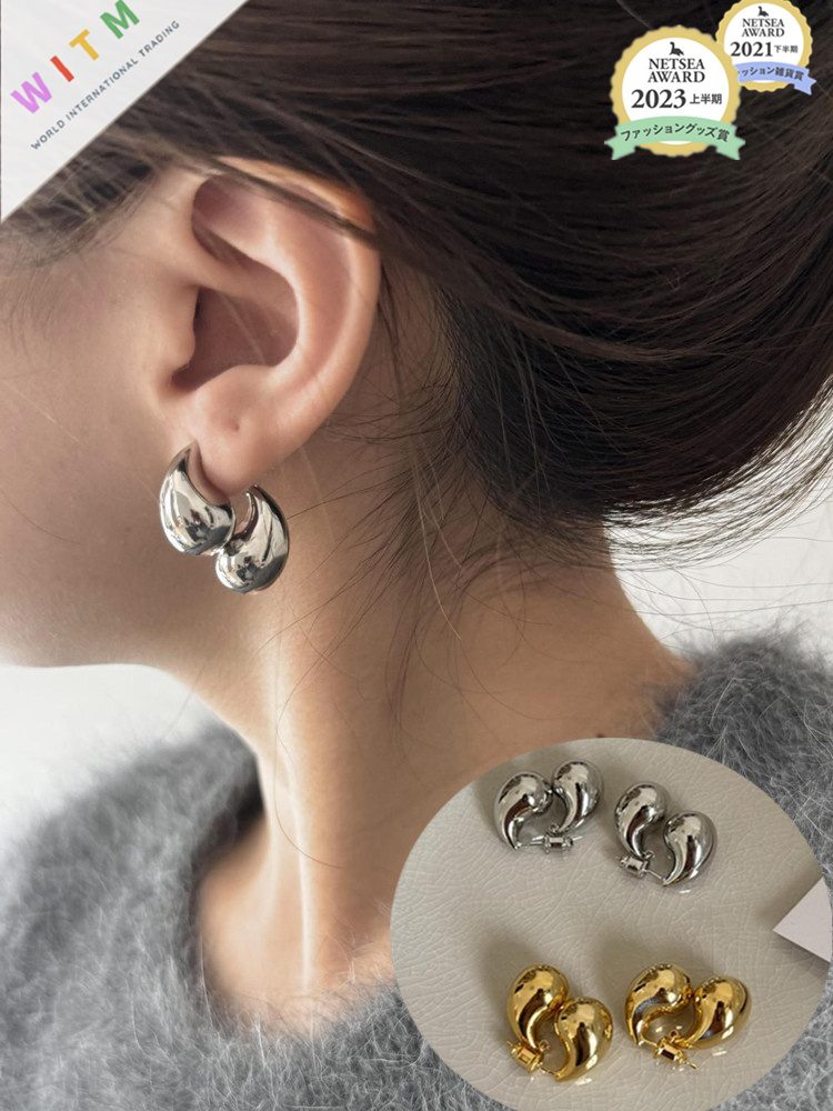 雫 ピアス 金属アレルギー対応 S925 アクセサリー レディース シンプル オシャレ
