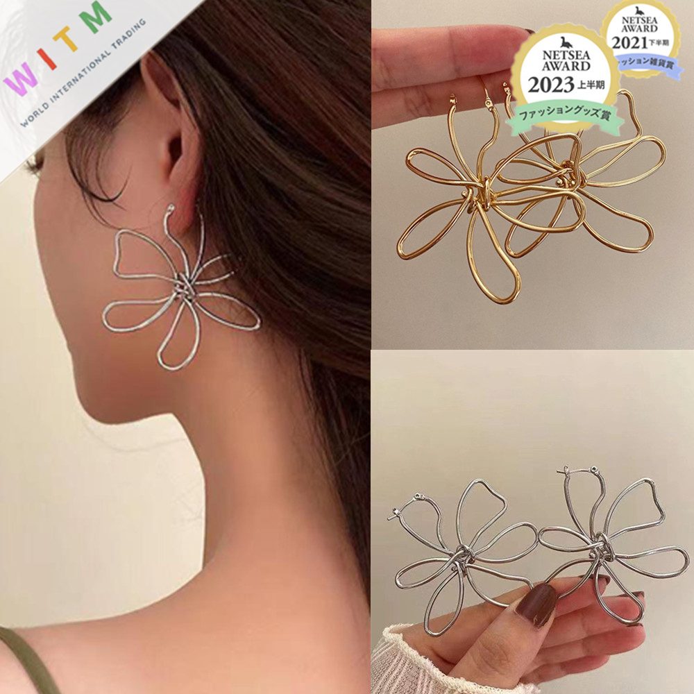 花 ピアス アクセサリー 金属アレルギー対応 S925 フラワー レディースファッション オシャレ