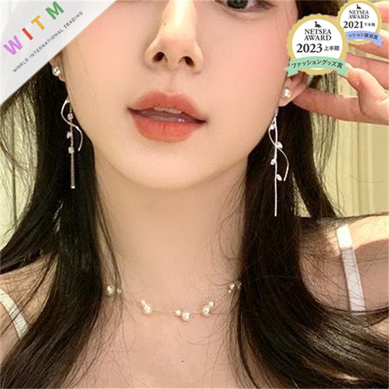 ピアス フリンジ 耳飾り ロングタイプ 金属アレルギー対応 アクセサリー 高級感 レディース