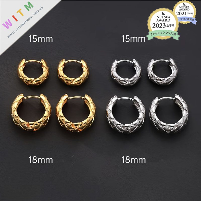 フープ形 ピアス アクセサリー 耳飾り 金属アレルギー対応 S925コーティング レディース 上品