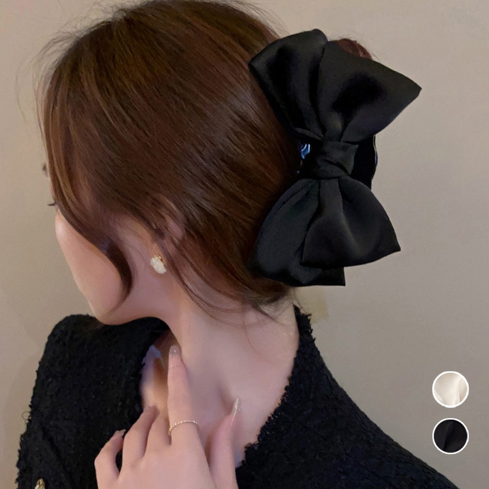 ビッグリボン ヘアクリップ レディース