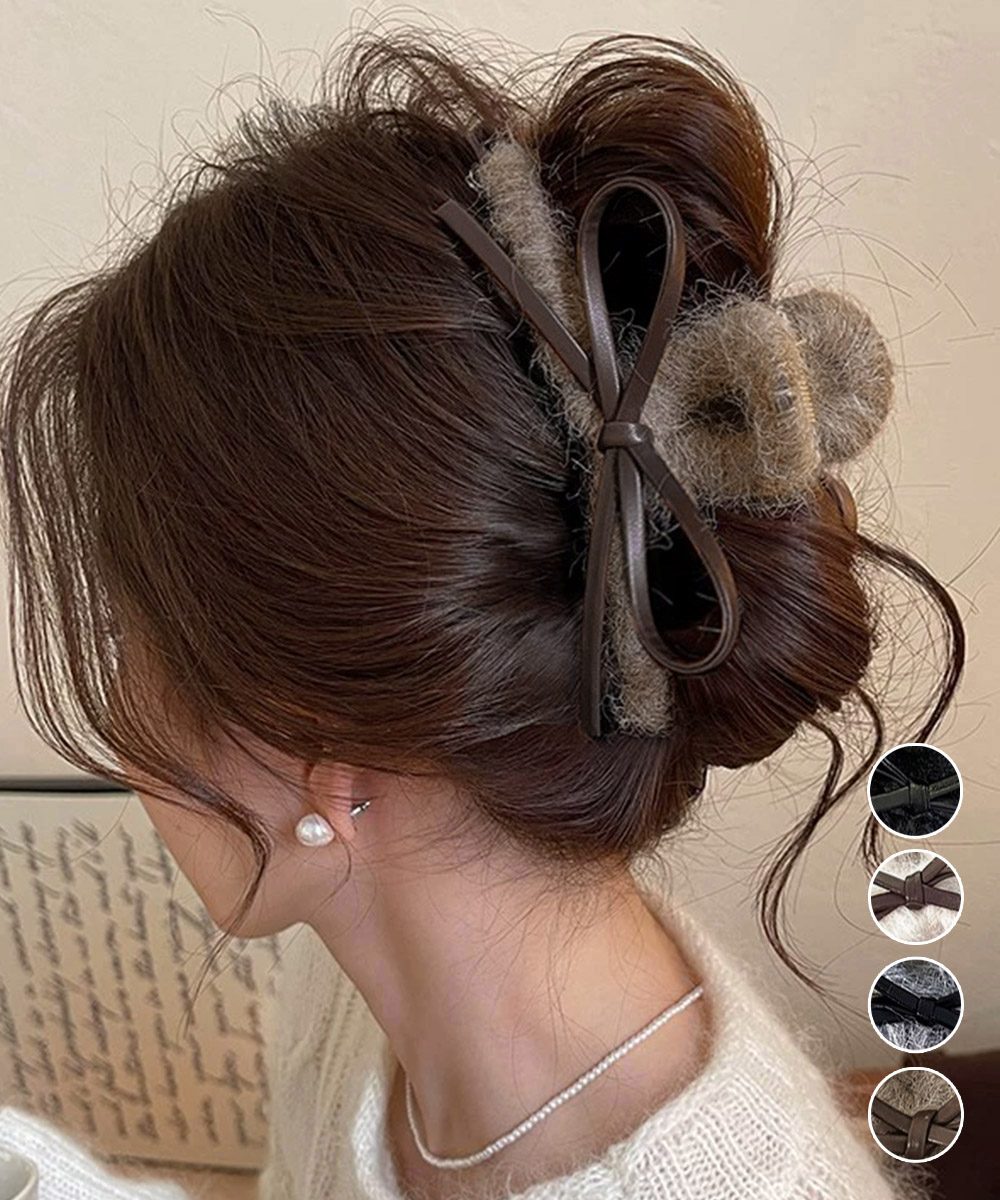 ヘアクリップバンスクリップ秋冬レディース