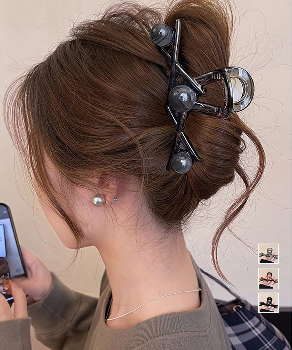 バンスクリップ ヘアクリップ大きめ髪留め
