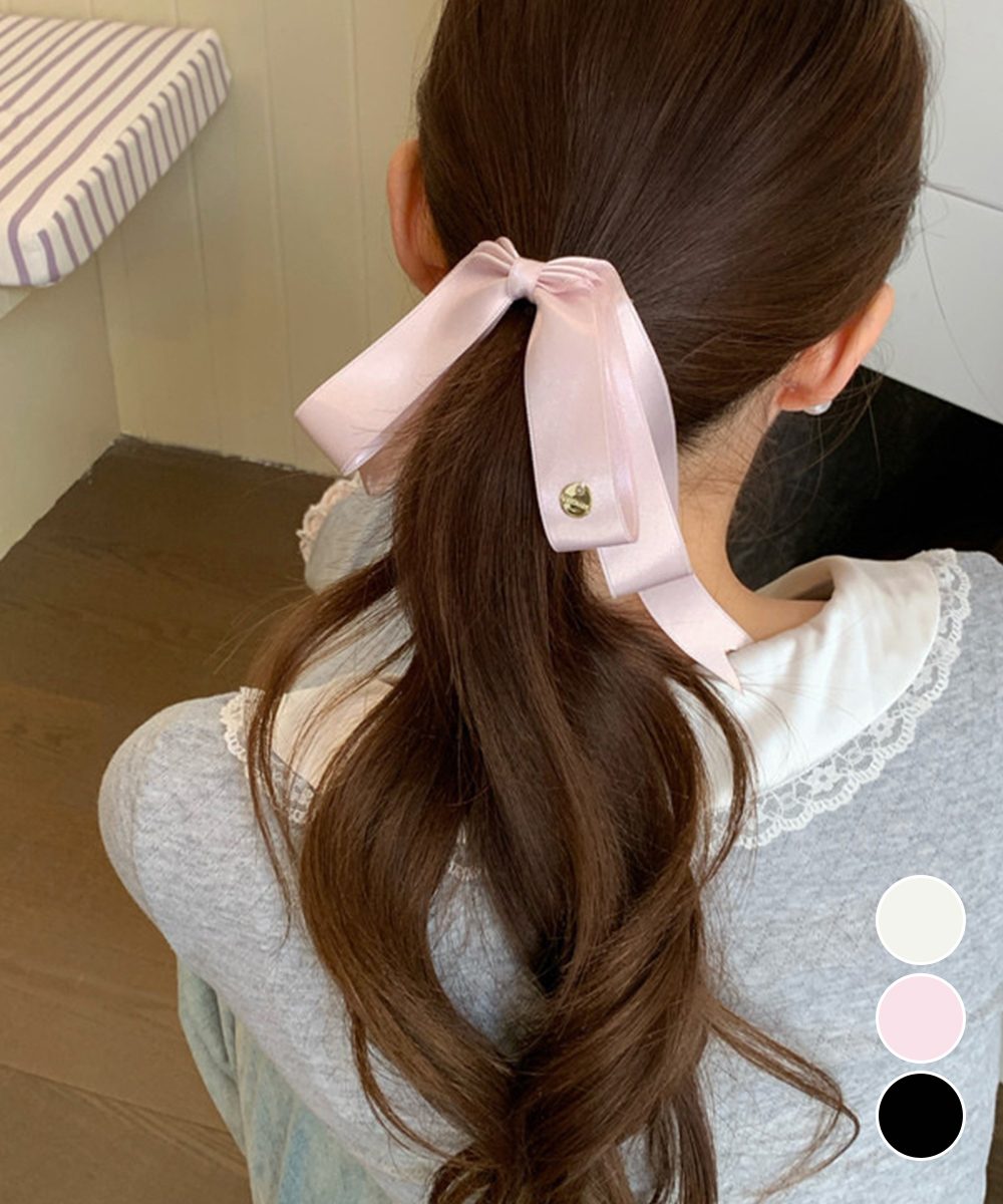 ヘアクリップ リボン レディース