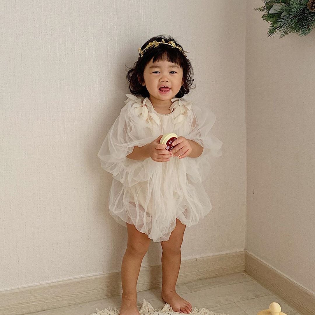 ins風　ベビー服　女の子　ロンパース　韓国風子供服　森ガール　カバーオール　可愛い　おしゃれ　子供服