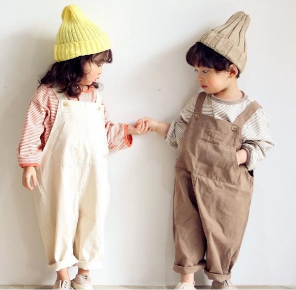 ロンパース オーバーオール キッズ服 キッズ サロペット パンツ ズボン シンプル 可愛い