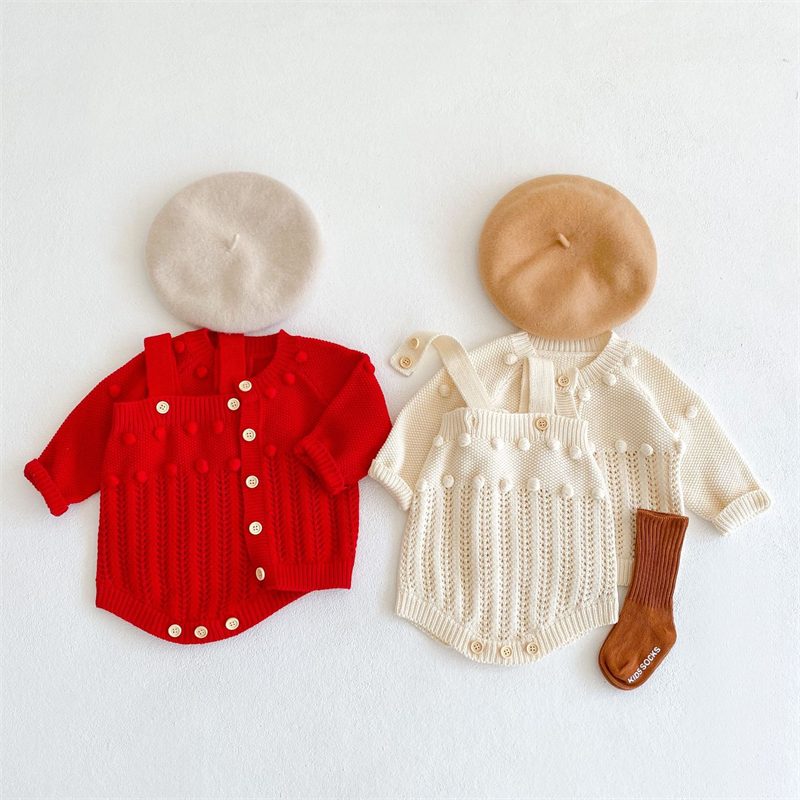 ins 秋新作　ベビー服　カーディガン　ニット　トップス　長袖　セーター　可愛い　女の子　森ガール