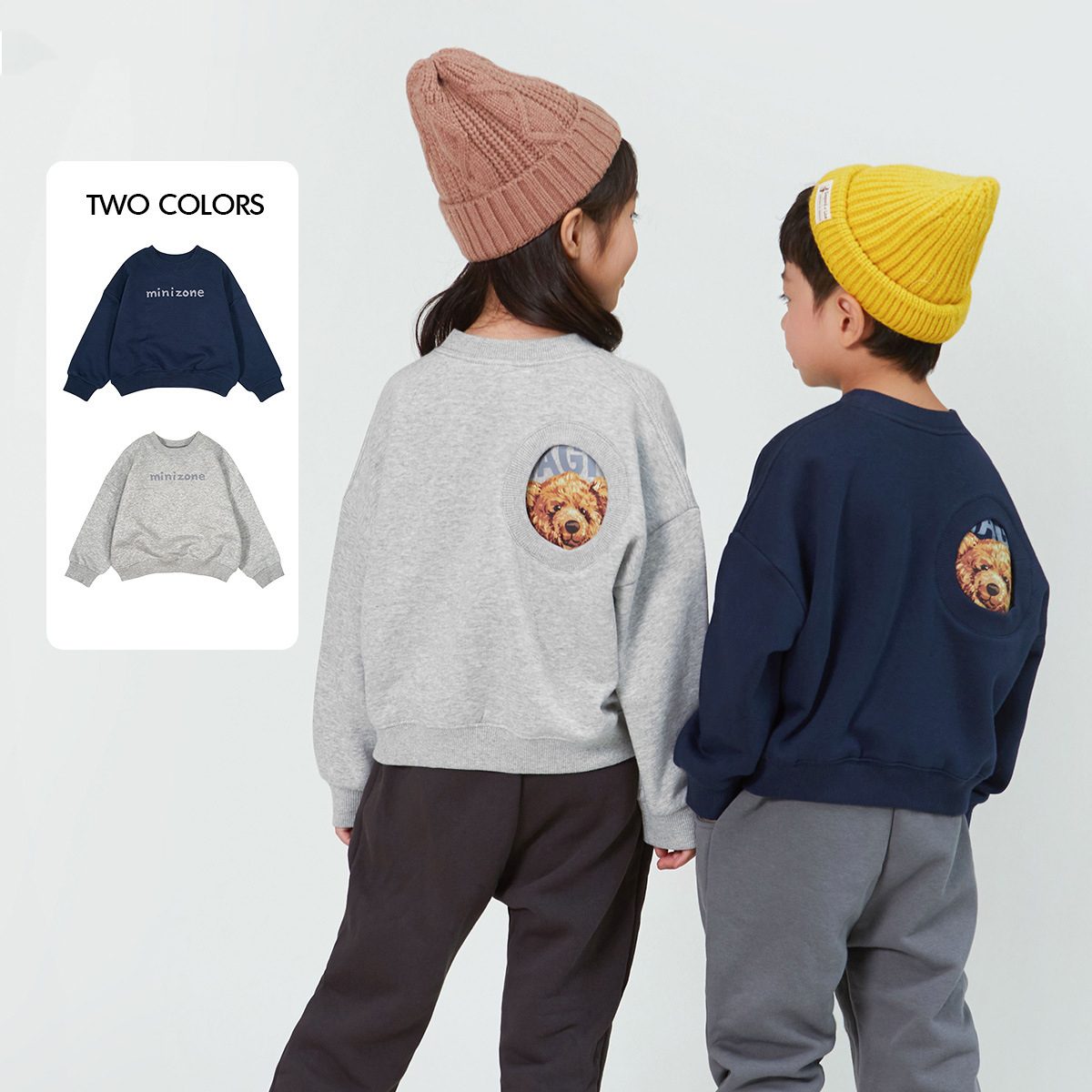 春秋 子供服 トレーナー 女の子 男の子 長袖 クマ柄 カジュアル トップス キッズ服 可愛い