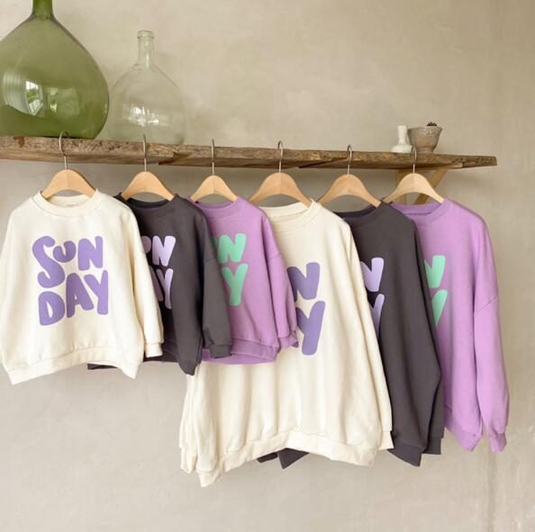 秋新作 Tシャツ キッズ　インナー　ファッション　子供服　英字　親子服　カジュアル