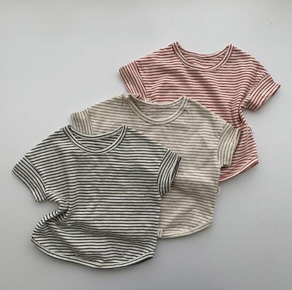 子供服 Tシャツ 子供服 夏 半袖 トップス ボーダー柄 キッズ服 女の子 男の子 韓国風 可愛い