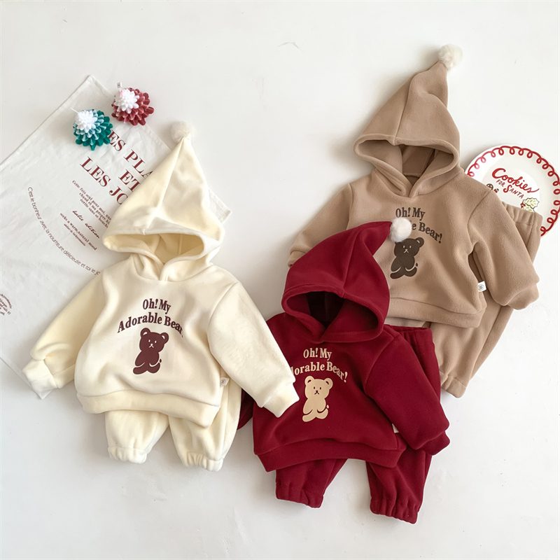 ins 秋冬新作　ベビー服　クリスマス　トレーナー　裏起毛　パーカー　カジュアル　トップス　可愛い