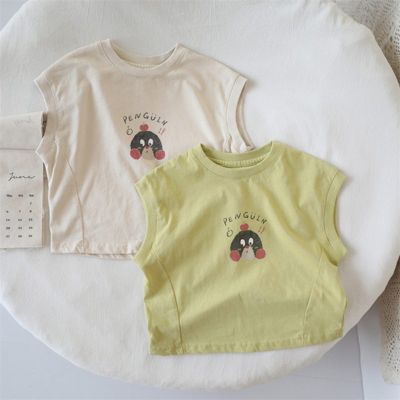 夏新作　子供服　男女兼用　キッズ　Tシャツ　カジュアル　プリント　トップス　可愛い　おしゃれ　2色