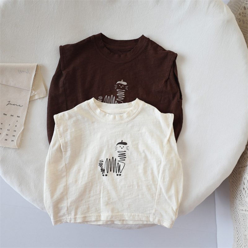 夏新作　子供服　男女兼用　キッズ　Tシャツ　カジュアル　プリント　トップス　可愛い　おしゃれ　2色