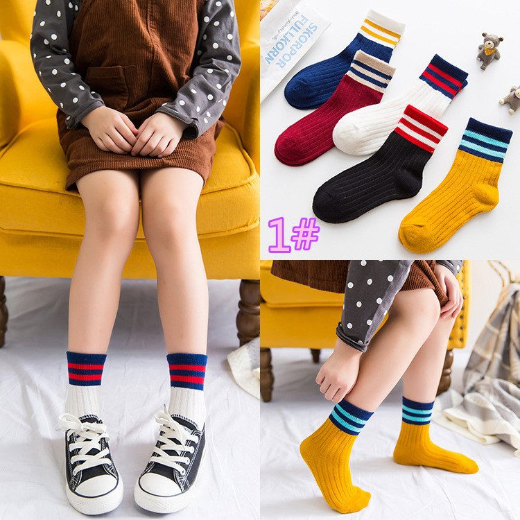 格安ソックス ベビー靴下 キッズ靴下 子供ソックス 5足セット コットン靴下 同梱でお買い得 暖かい