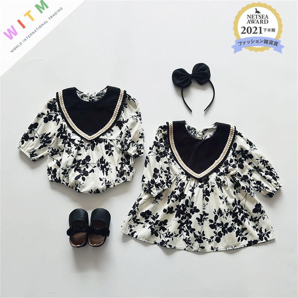 春夏新作 韓国子供服 ワンピース ロンパース 花柄 キッズ女の子 赤ちゃん お出かけ 可愛い