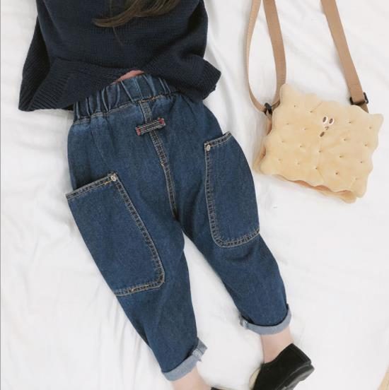 春夏 子供服 デニムパンツ ジーンズ カジュアル ボトムス キッズ服 ユニセックス ズボン 可愛い
