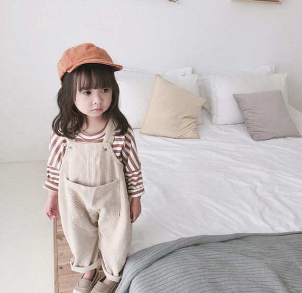 子供 オーバーオール サロペット コーデュロイ キッズパンツ ズボン 子供服 ボトムス 80-120