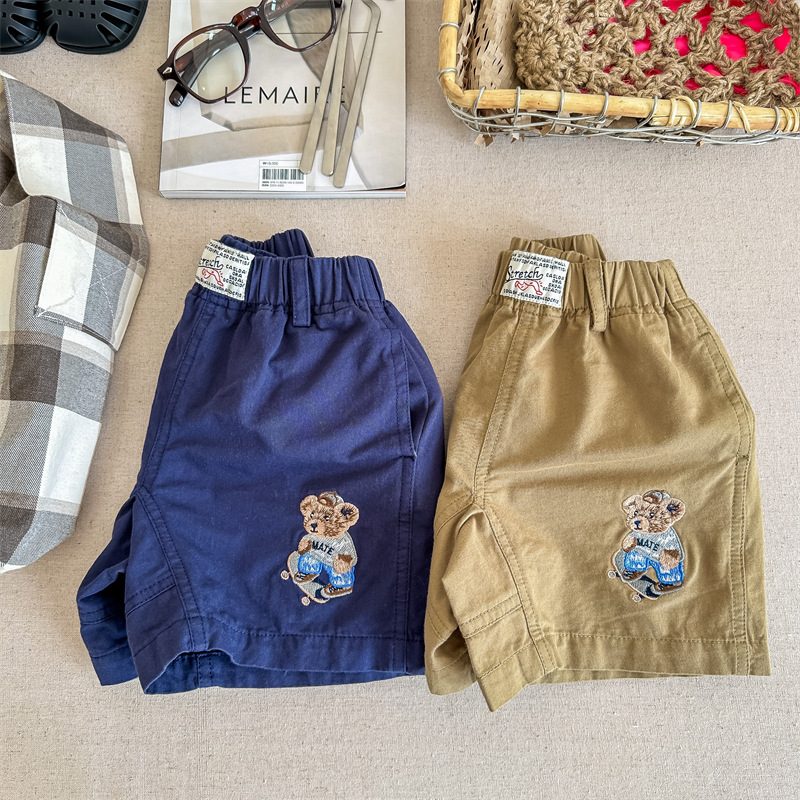 ins 夏新作 子供服 刺繍 ショートパンツ ユニセックス カジュアル ボトムス 可愛い ハーフパンツ