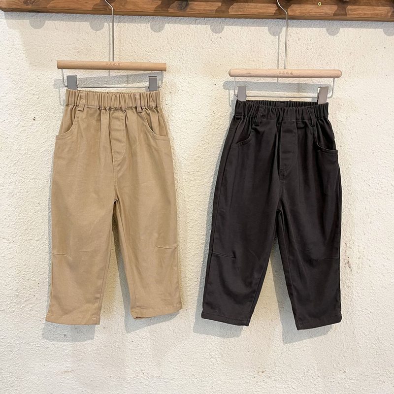 ins 秋新作　子供服　カジュアル　ロングパンツ　ボトムス　男女兼用　春秋　ズボン　無地　おしゃれ