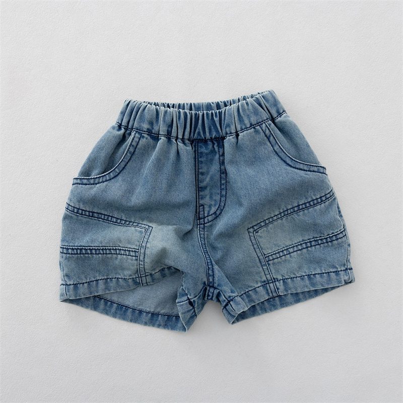 夏新作　子供服　男女兼用　キッズ　シンプル　デニム　ショートパンツ　カジュアル　ボトムス　柔らか