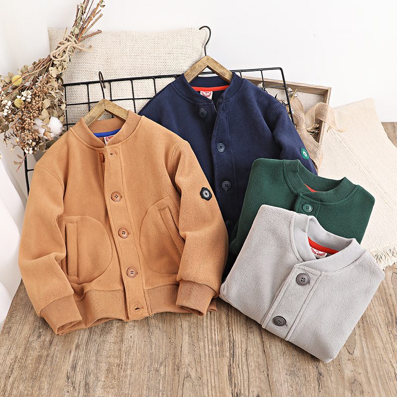 ins 新作 オリジナル商品 着心地いい 裏起毛 キッズコート ふわふわ カジュアル ジャケット 子供服