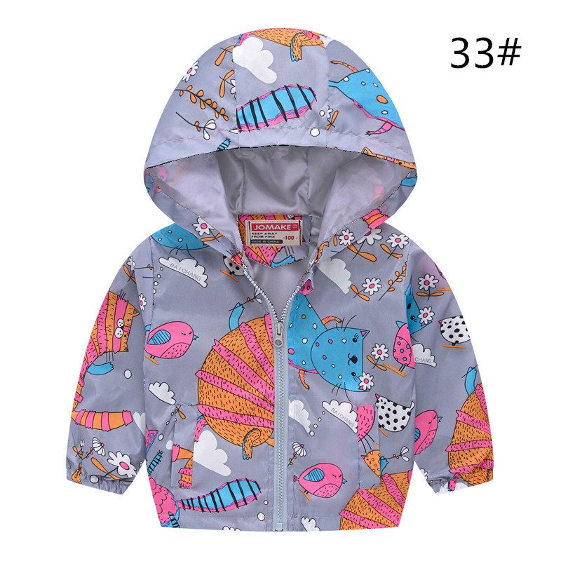 キッズファッション 秋アウター 子供服 キッズジャケット キッズコート 動物柄 フード付き 超可愛い