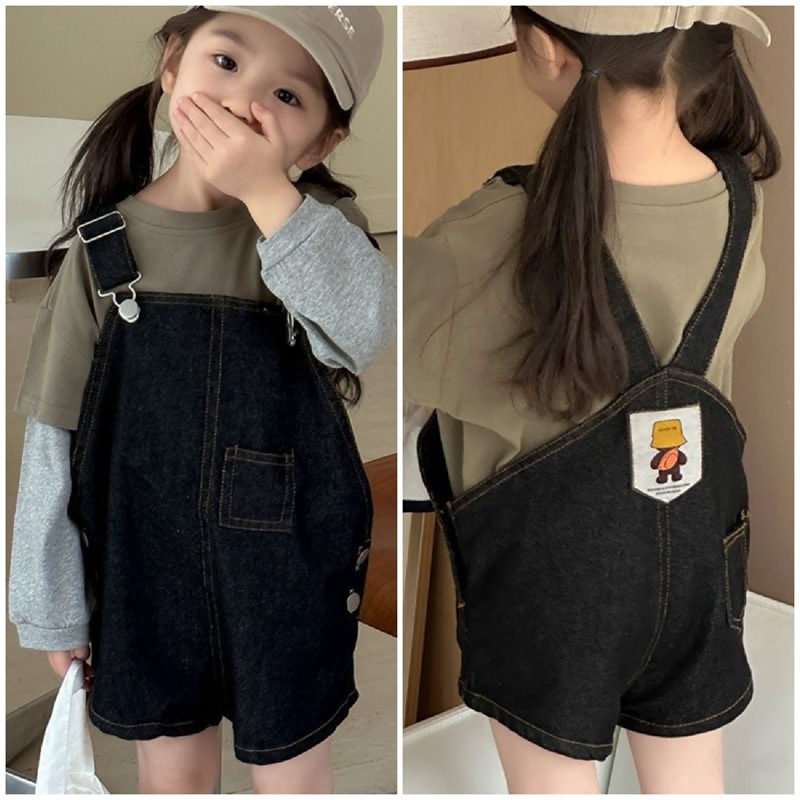 ins 秋新作　子供服　デニム　オーバーオール　サロペット　キッズ服　可愛い　おしゃれ　男女兼用
