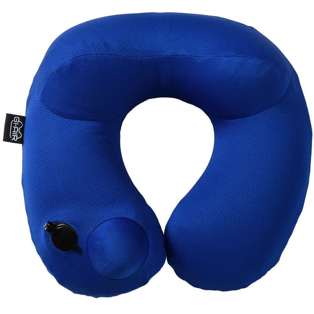 GI-AIR DRY-C ポンプ式ネックピロー ロイヤルブルー NHC-039 1個入