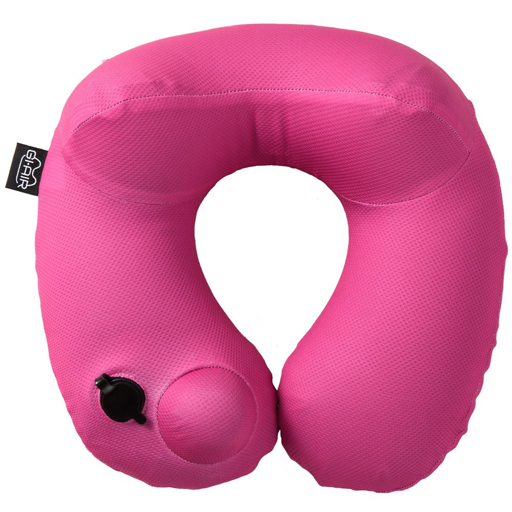 GI-AIR DRY-C ポンプ式ネックピロー ファインピンク NHC-040 1個入