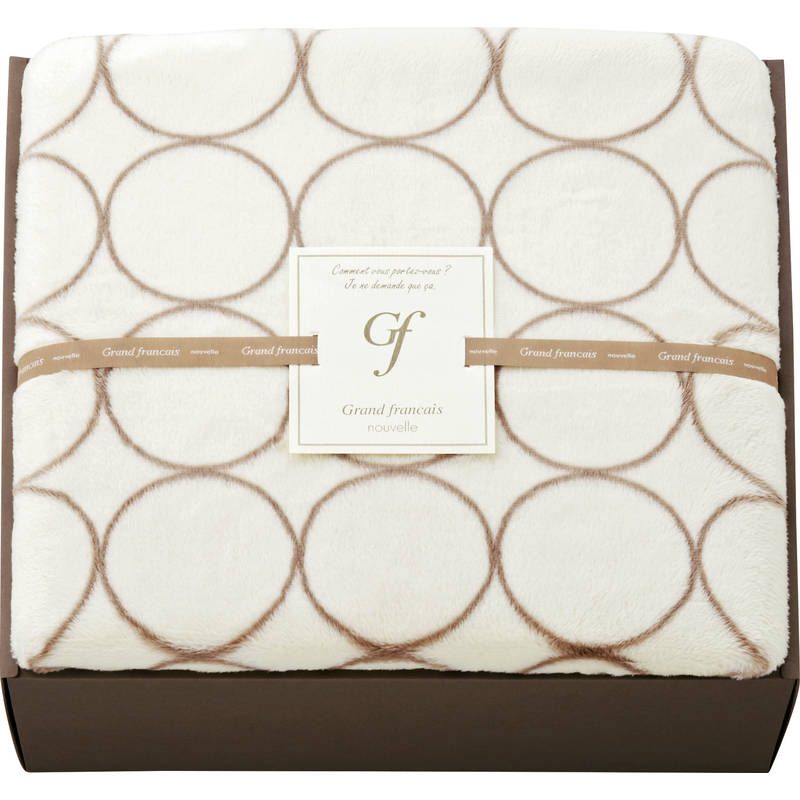 グランフランセヌーベル ハイソフトマイヤー毛布 GFN8106 IV アイボリー