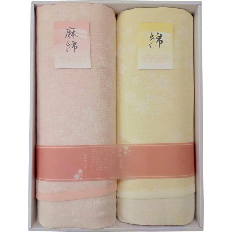 泉州逸品 二重織ガーゼケット1P・麻混五重織ガーゼケット1P GK-2325