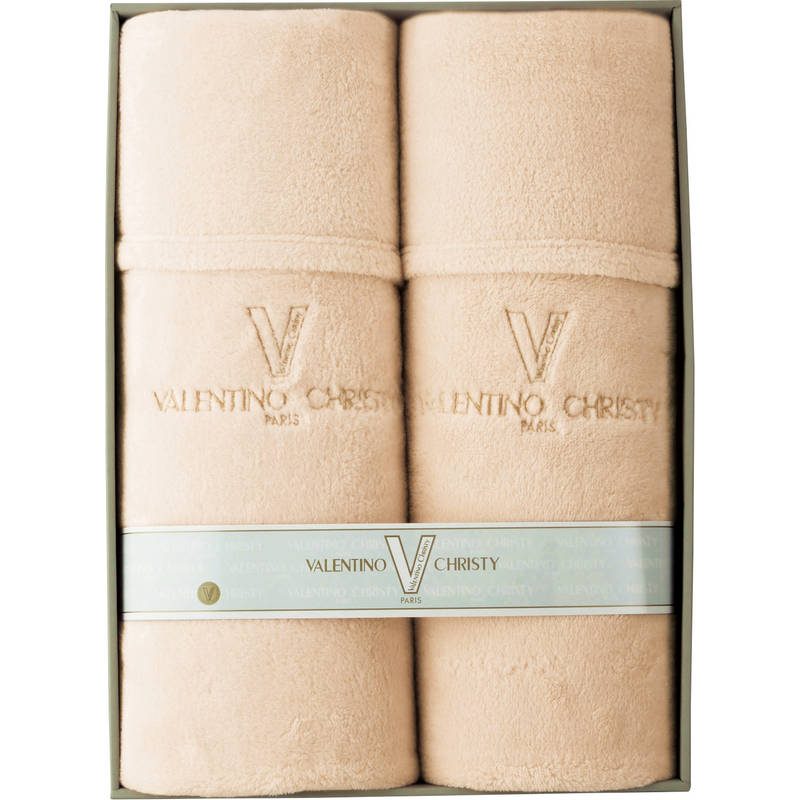 ヴァレンティノ・クリスティー やわらかあったか毛布2枚セット VCM-2910
