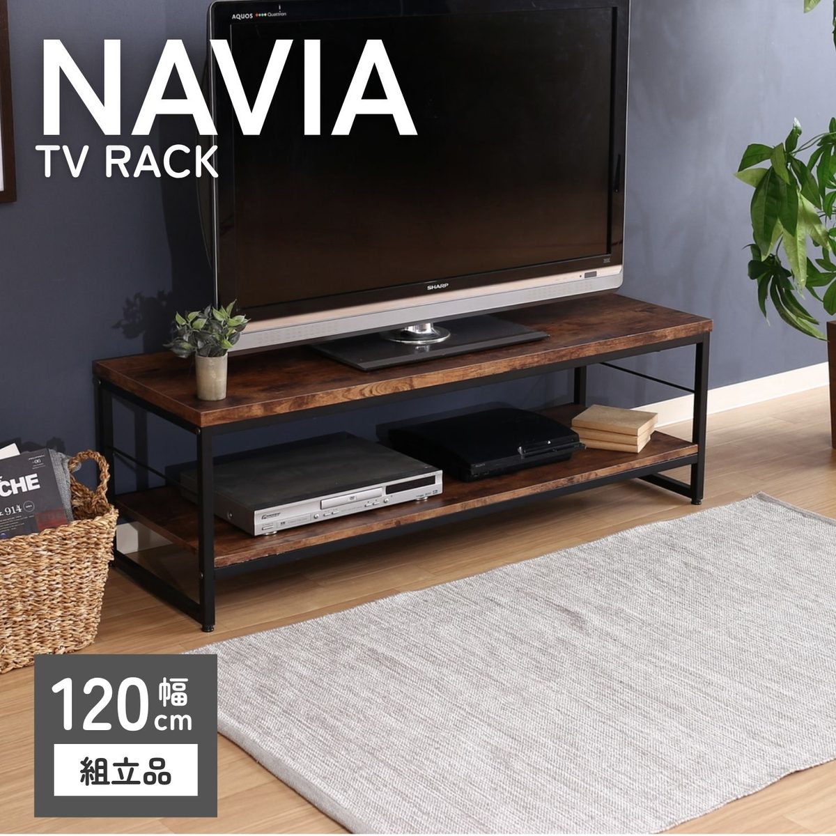 TV台 ナビア 120