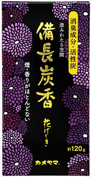 花げしき備長炭 【 カメヤマ 】 【 お線香 】